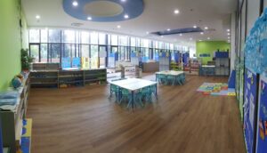 Bright And Spacious Montessori Classroom