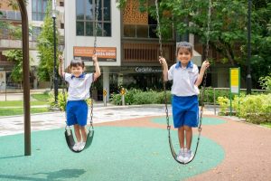 Preschool Children Playground Swings